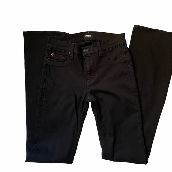 Hudson Women's Size 26 Love Mid Rise Bootcut Black Denim Jeans Style# WM109TEN - Picture 2 of 14